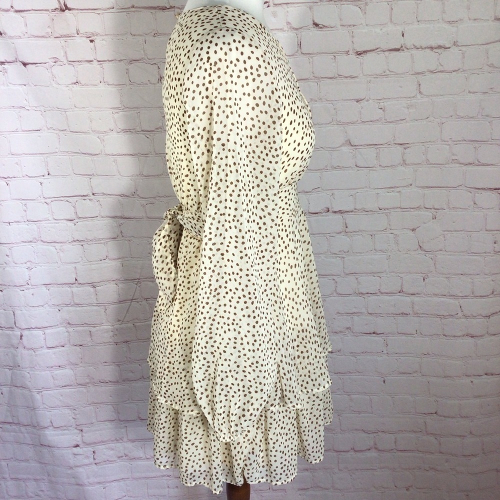 Japna Long Sleeve Polka Dot Dress - Size XS - Picture 3 of 8